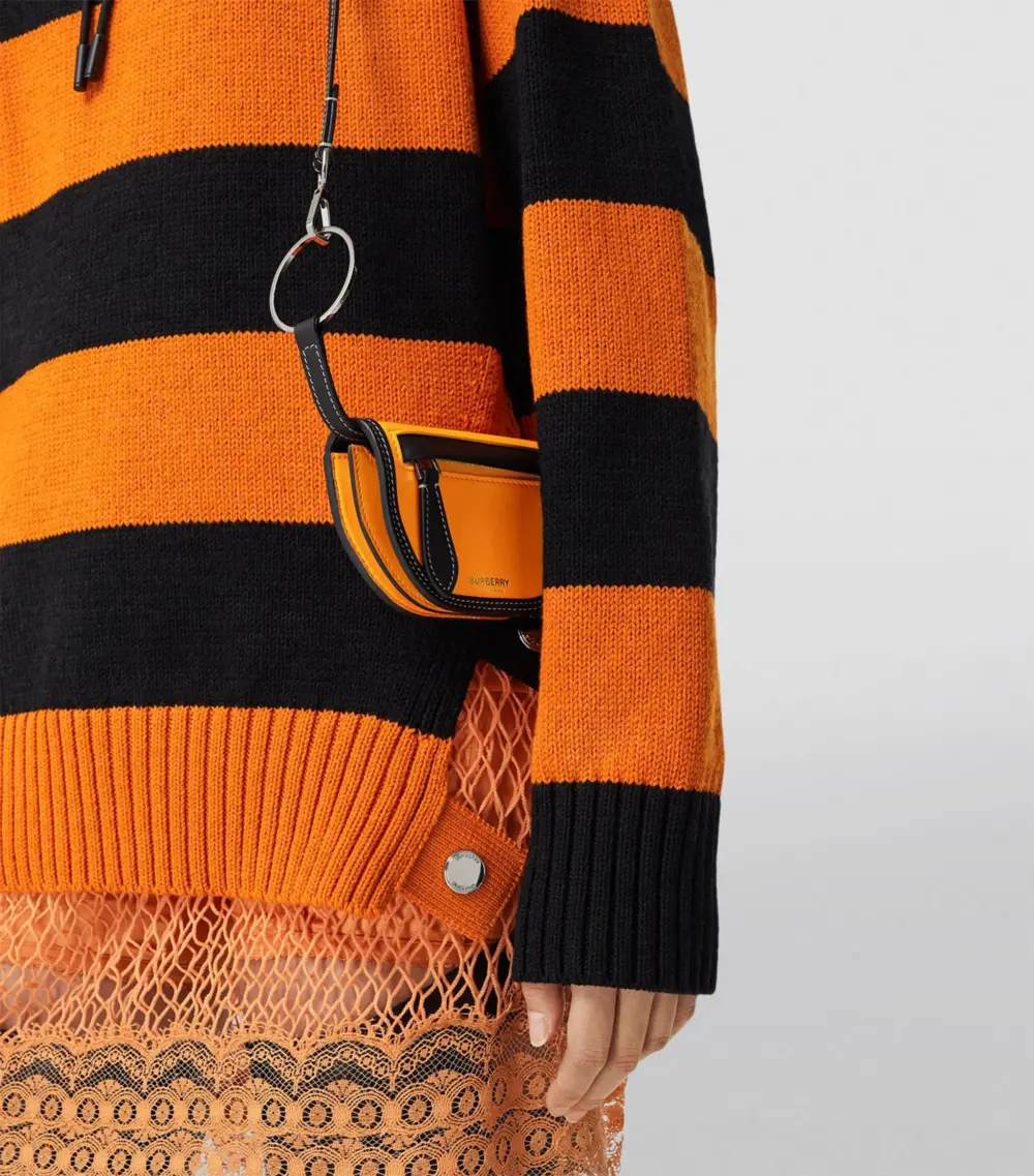 Túi Burberry Leather Olympia Card Case ‘Orange’ 80403161 - Ảnh 6