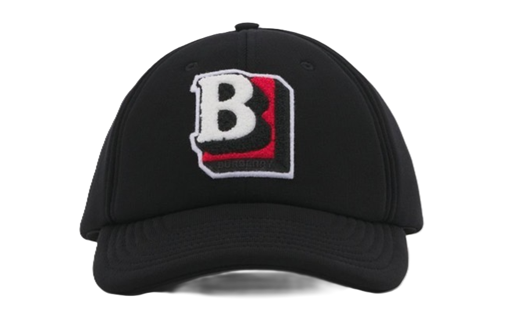 Mũ Burberry Letter Graphic Cotton Baseball ‘Black’ 80487301