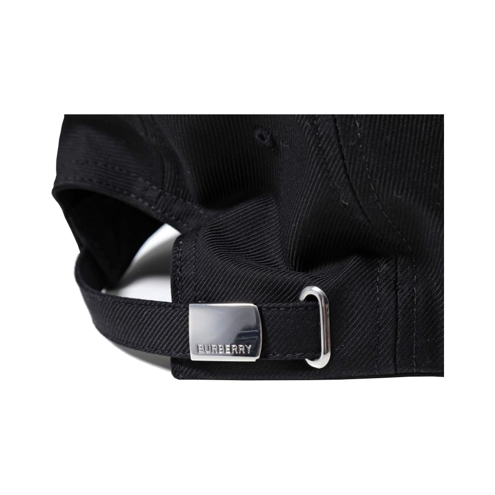 Mũ Burberry Letter Printed Duckbill Cap ‘Black’ 80576251 - Ảnh 3