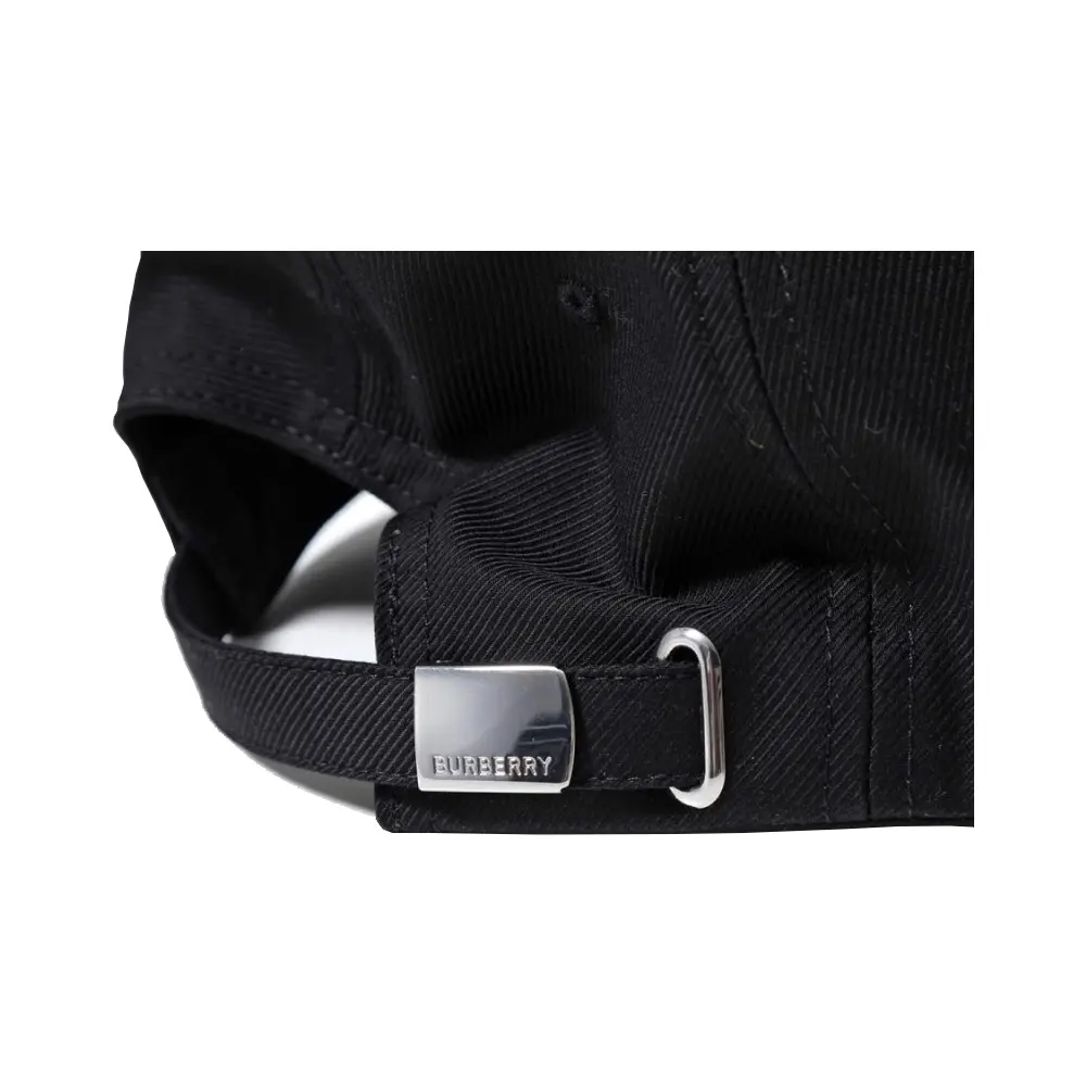 Mũ Burberry Letter Printed Duckbill Cap ‘Black’ 80576251 - Ảnh 3