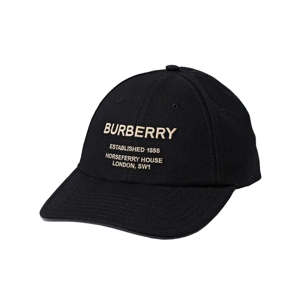 Alternative view of Mũ Burberry Letter Printed Duckbill Cap ‘Black’ 80576251
