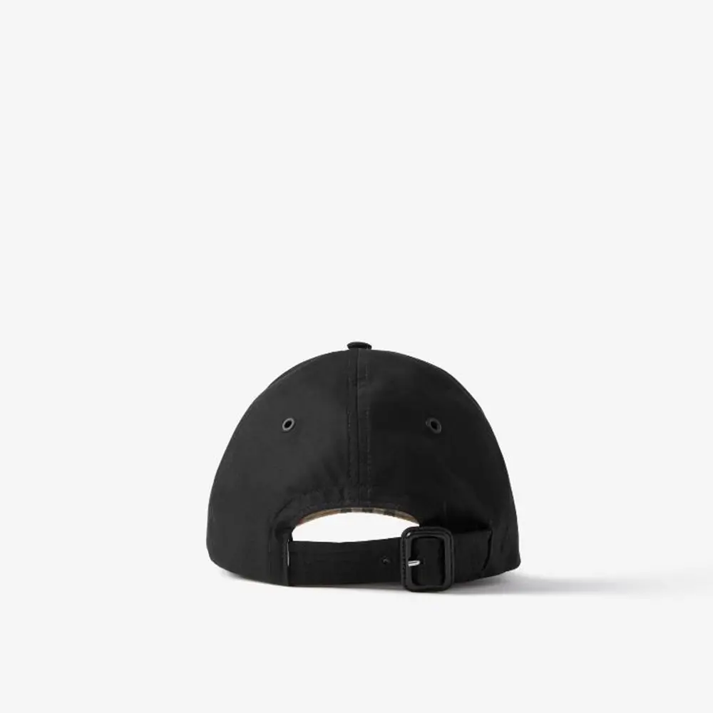 Alternative view of Mũ Burberry Monogram Motif Tropical Gabardine ‘Black’ 80680401