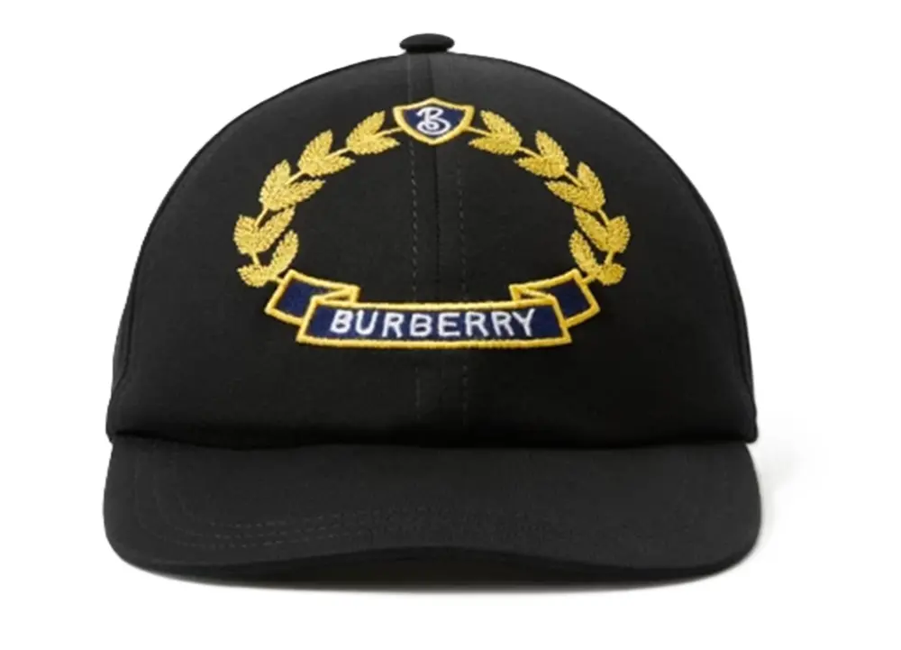 Mũ Burberry Oak Leaf Crest Cotton Jersey ‘Black’ 80693771