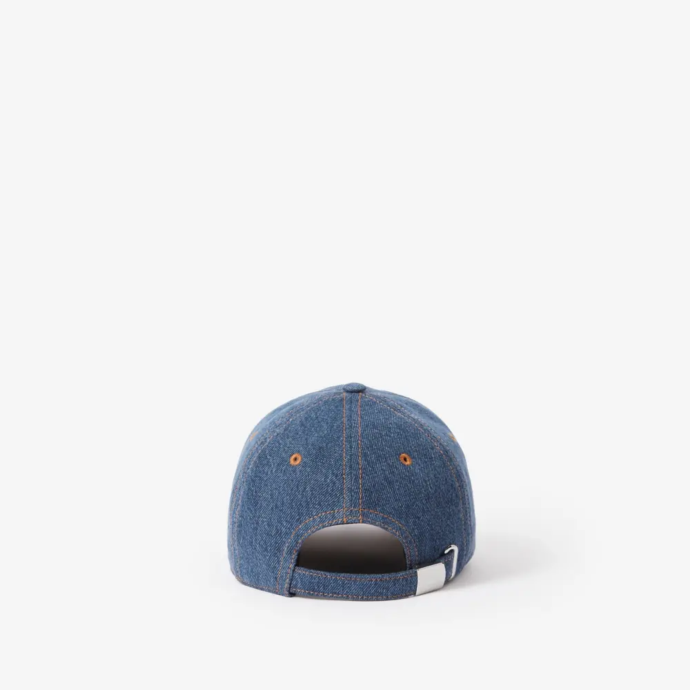 Alternative view of Mũ Burberry Embroidered Logo ‘Denim’ 80707661