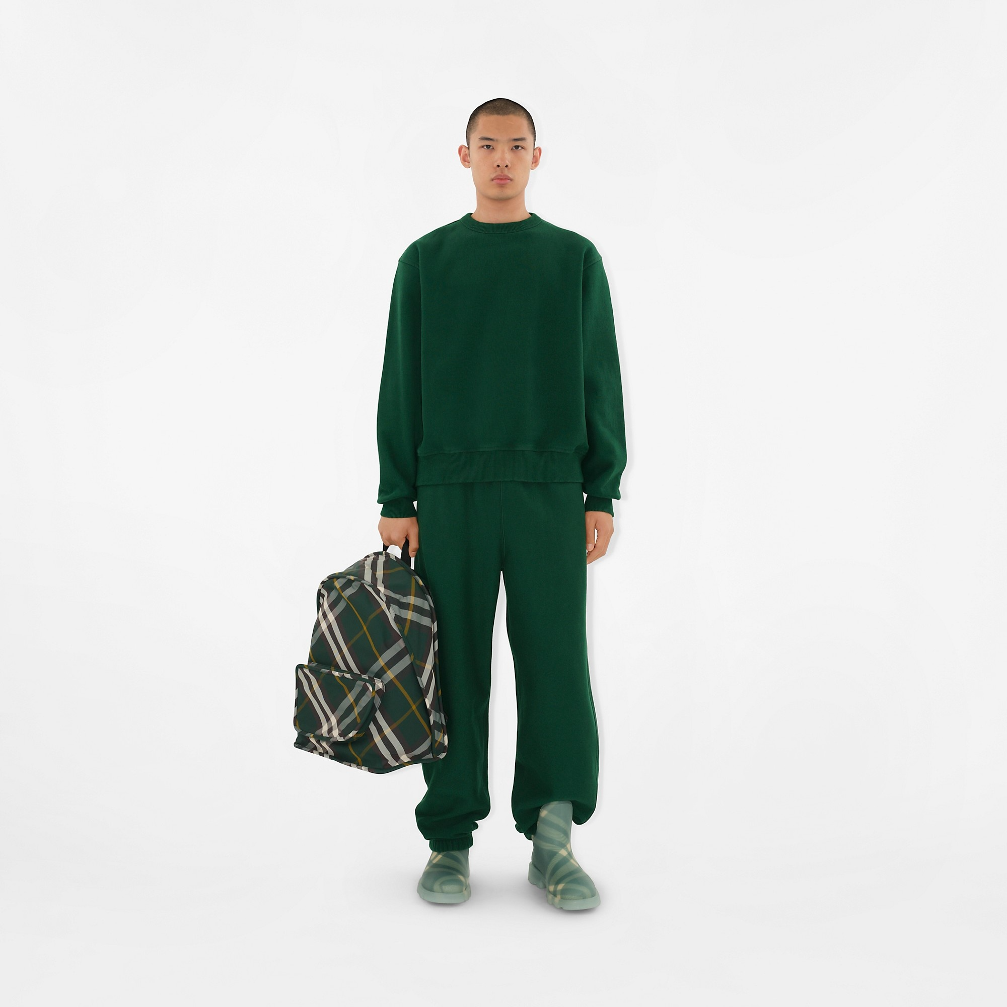 Balo Burberry Shield Backpack ‘Green’ 80806791 - Ảnh 4