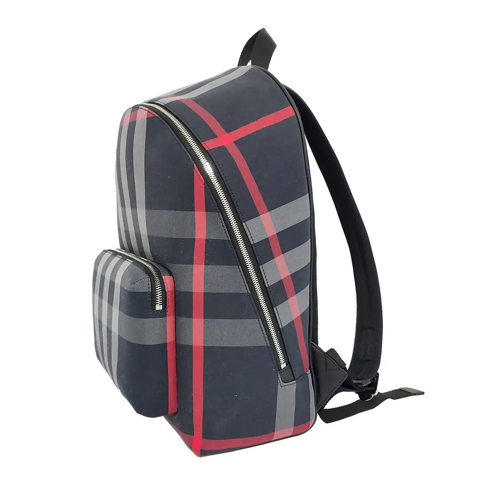 Balo Burberry Jeff Check Backpack ‘Grey’ 80840571 - Ảnh 4