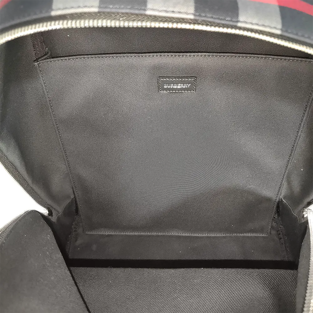 Alternative view of Balo Burberry Jeff Check Backpack ‘Grey’ 80840571