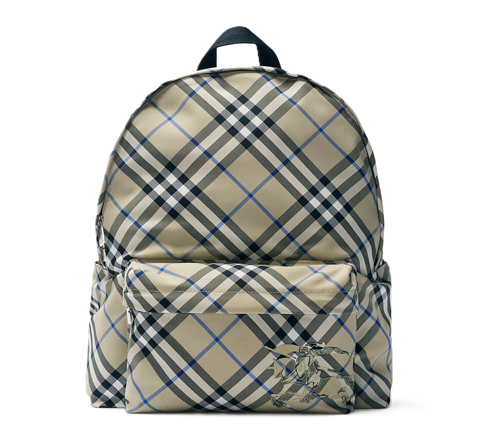 Balo Burberry Check Backpack ‘Lichen’ 80913331