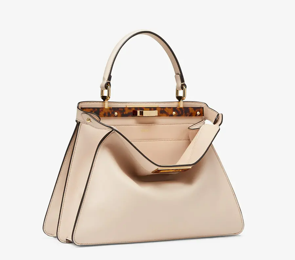 Túi Fendi Peekaboo Issue Medium Leather Bag ‘Pink’ 8BN321-AF2J-F1BA9 - Ảnh 2