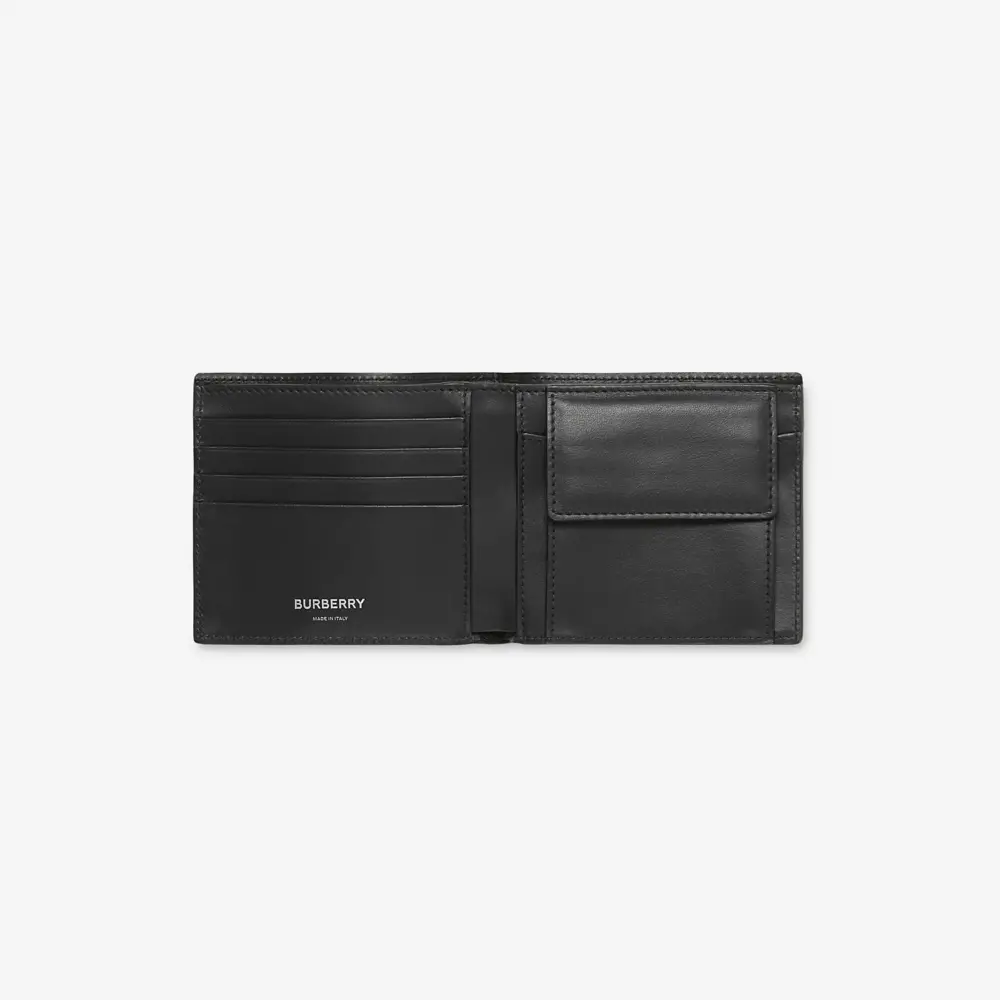 Ví Burberry Check Bifold Coin Wallet ‘Navy’ 80732841 - Ảnh 3