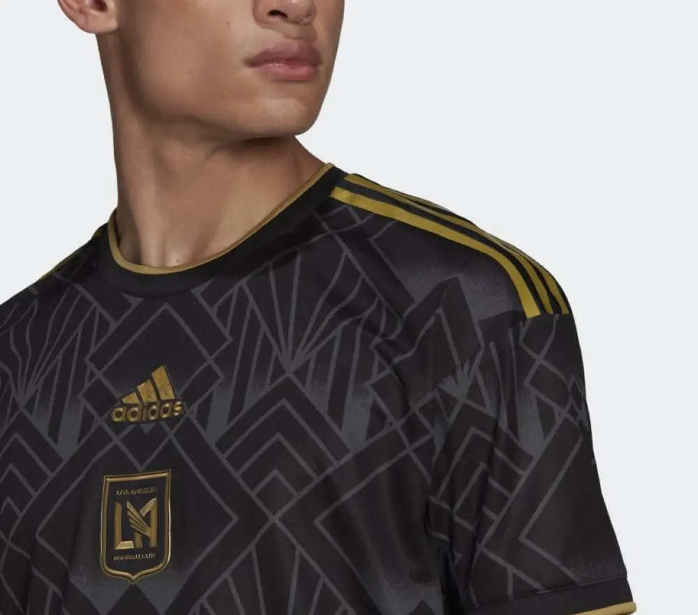 Alternative view of Áo Adidas Los Angeles FC Soccer Jersey ‘Black’ H45421