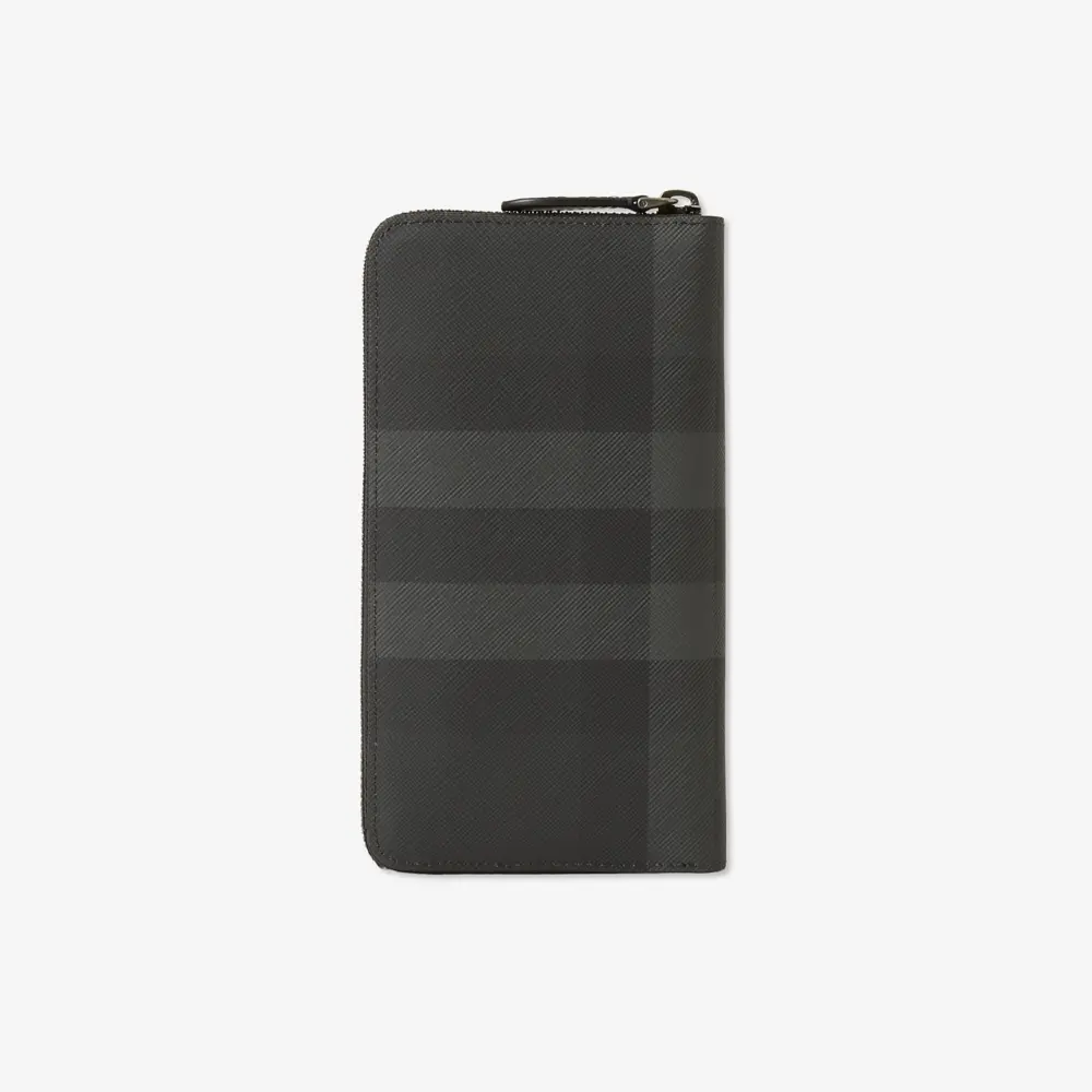 Ví Burberry Check Zip Wallet ‘Charcoal’ 80702541 - Ảnh 3