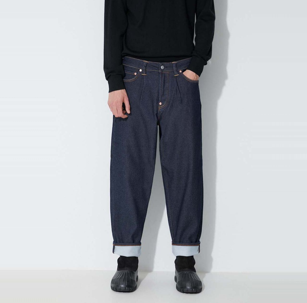 Quần Evisu Seagull Daicock ‘Blue’ 2ESHTM3JE914RXCX - Ảnh 2