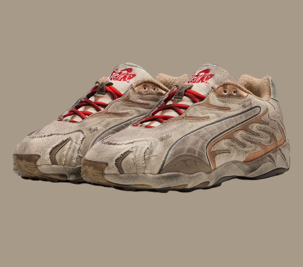 Giày Puma x A$AP ROCKY Inhale Distressed Canvas 'Alpine Snow' 401624-01 - Ảnh 4