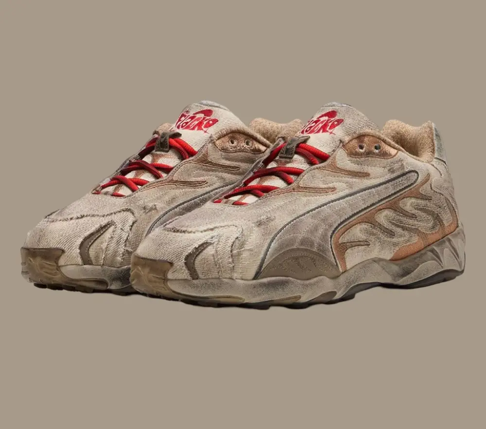 Giày Puma x A$AP ROCKY Inhale Distressed Canvas 'Alpine Snow' 401624-01 - Ảnh 4