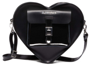 Balo Dr.Martens Leather Heart Shaped Bag ‘Black’ AC807033