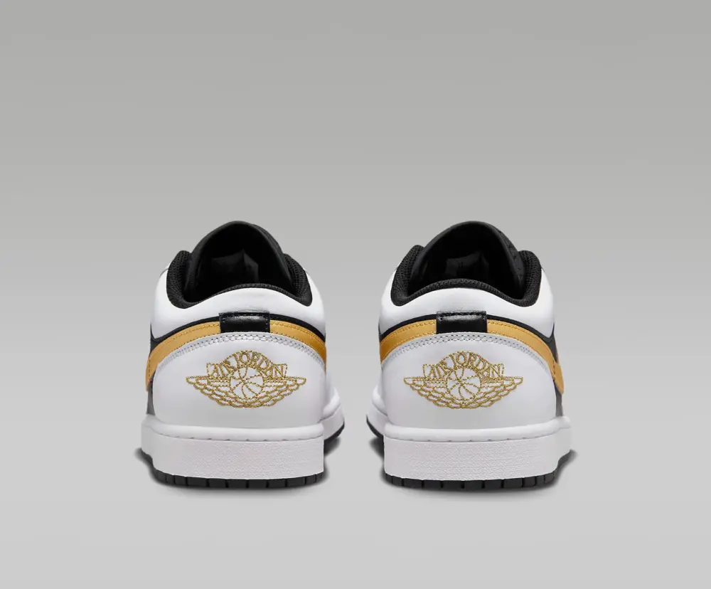 Giày Nike Air Jordan 1 Low ‘Gold Swoosh’ 553558-172 - Ảnh 4