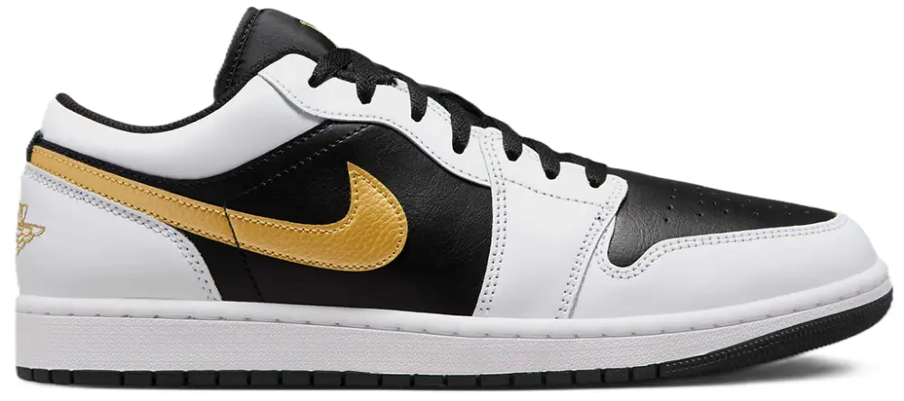 Giày Nike Air Jordan 1 Low ‘Gold Swoosh’ 553558-172