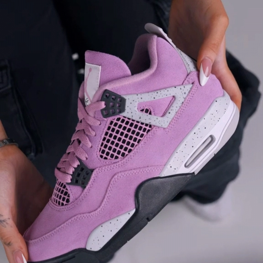 Giày Nike Wmns Air Jordan 4 Retro ‘Orchid’ AQ9129-501 - Ảnh 4