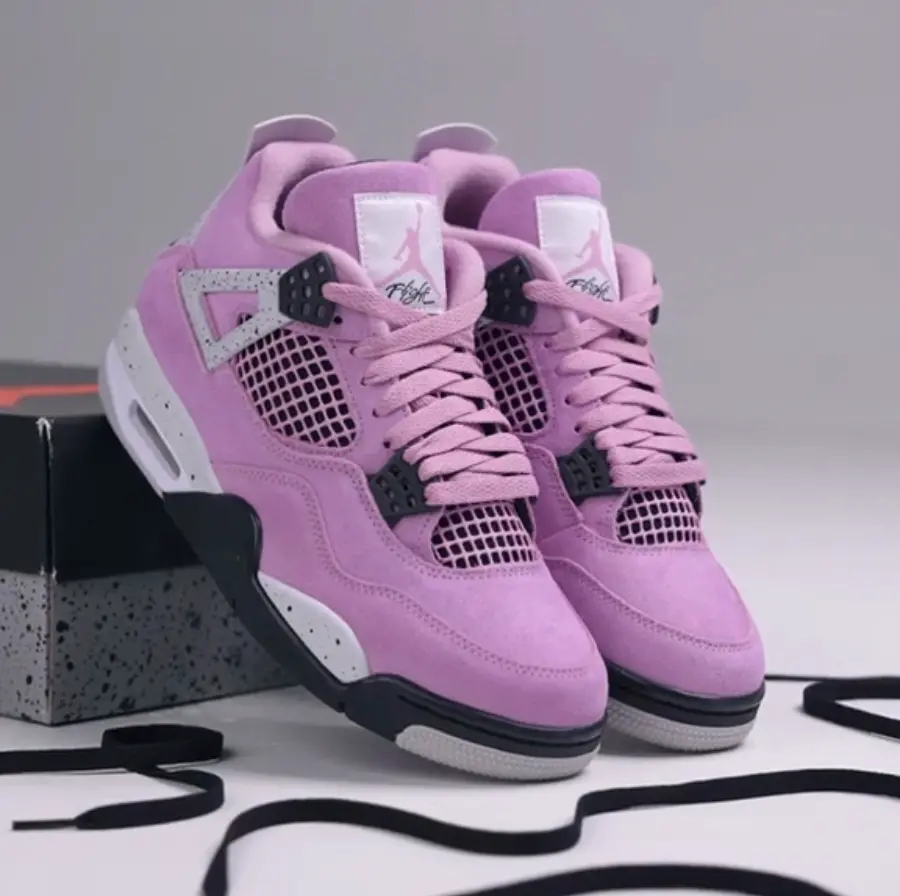 Giày Nike Wmns Air Jordan 4 Retro ‘Orchid’ AQ9129-501 - Ảnh 3