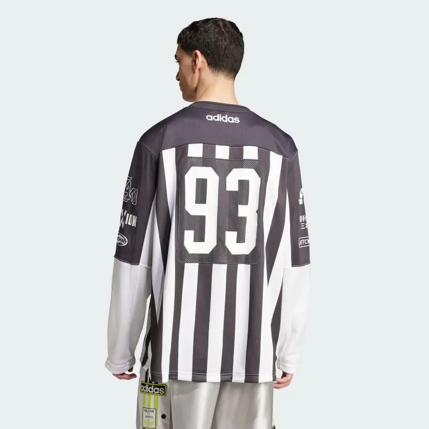 Alternative view of Áo Adidas Adilenium Season 2 Team ’93 Long Sleeve Jersey ‘Black White’ JM4943