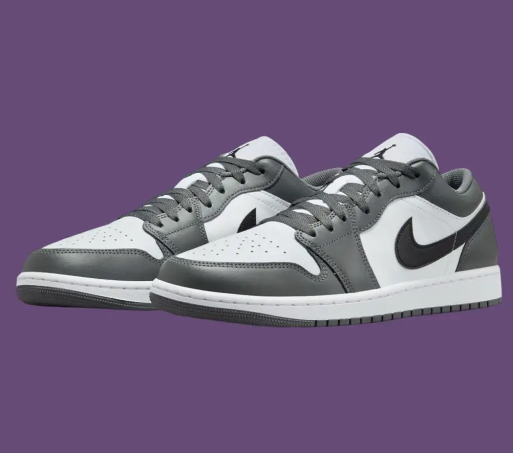 Giày Nike Air Jordan 1 Low 'Iron Grey' 553558-152 - Ảnh 3