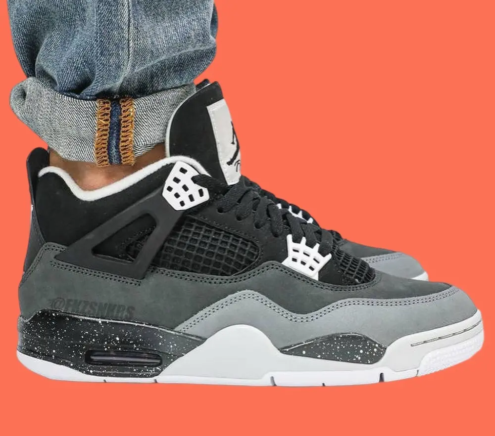 Alternative view of Giày Nike Air Jordan 4 Retro 'Fear' 2024 FQ8138-002