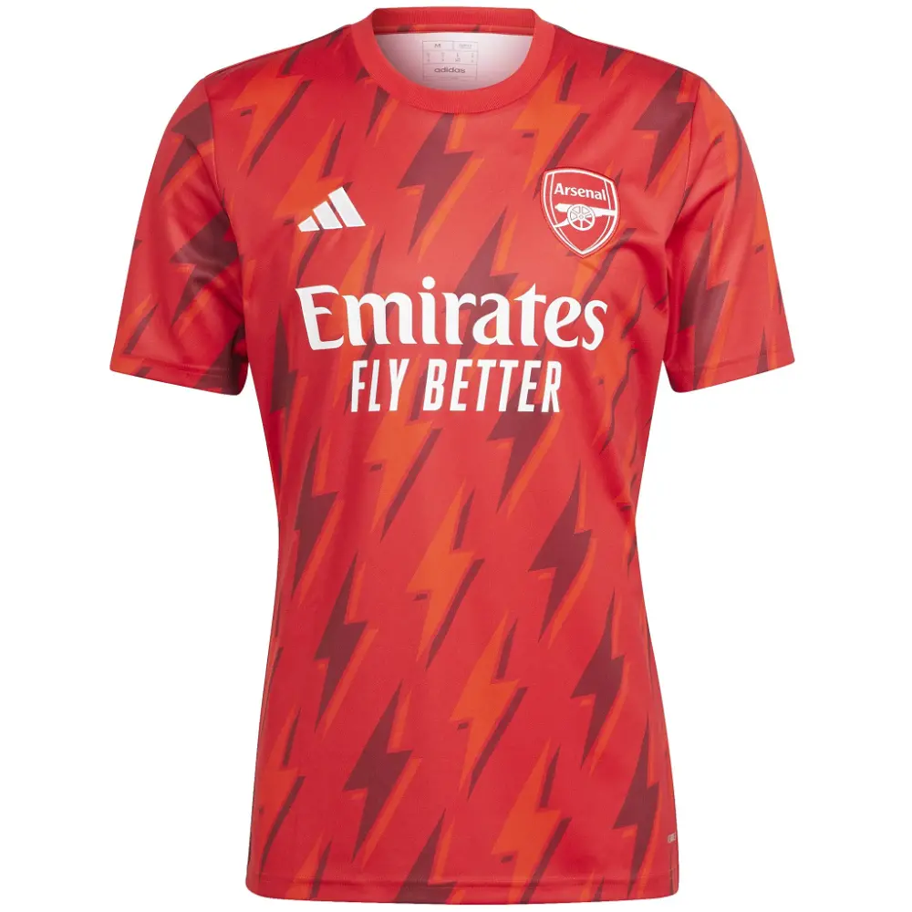 Áo Adidas Arsenal FC 23/24 Pre-Match Jersey ‘Red’ HZ2193