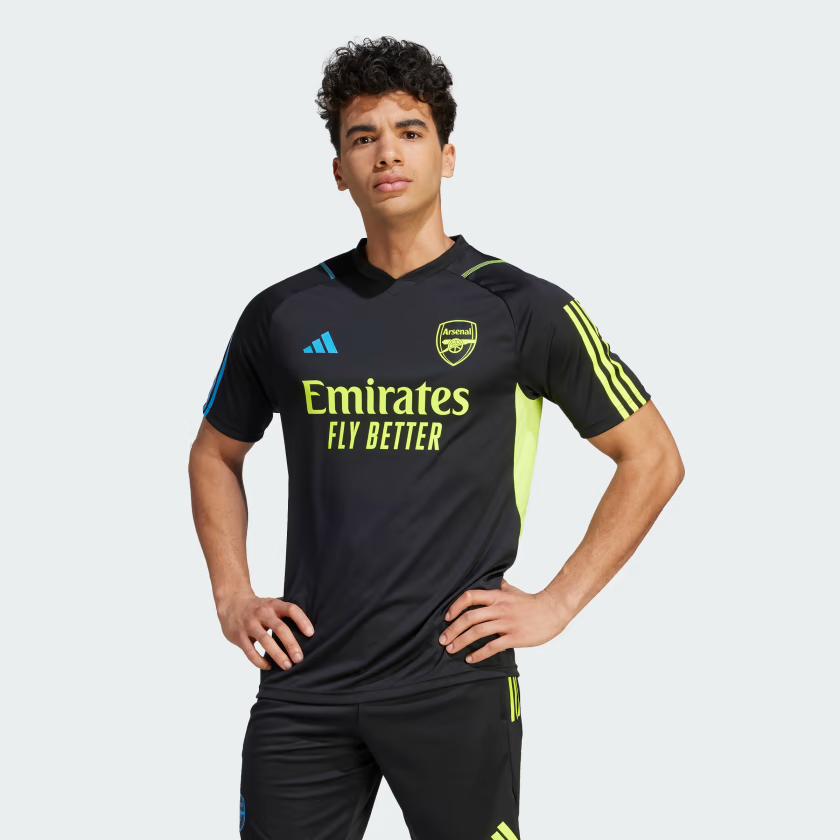 Áo Adidas Arsenal Tiro 23 Training Jersey ‘Black’ HZ2181 - Ảnh 3
