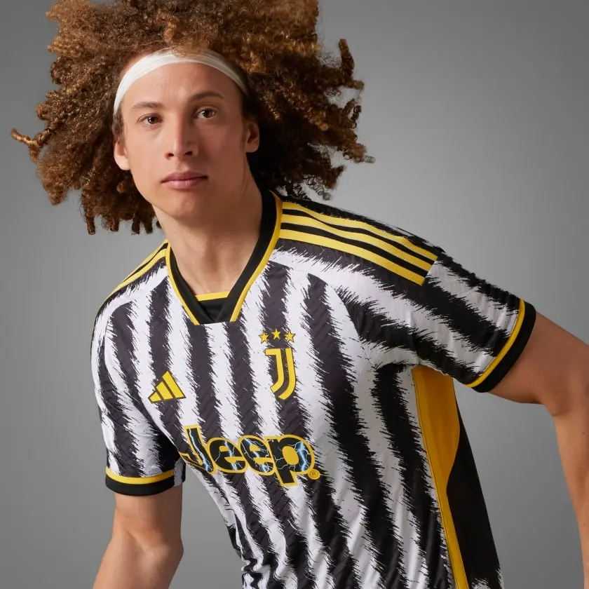 Áo Adidas Juventus 23/24 Home Jersey ‘Black White’ HR8248 - Ảnh 3