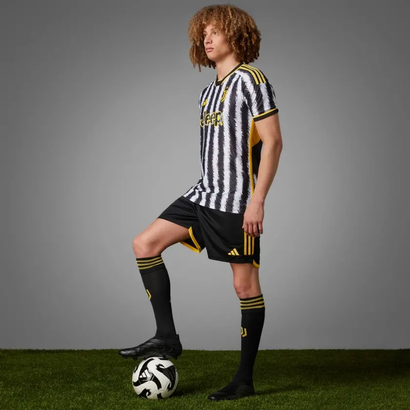 Áo Adidas Juventus 23/24 Home Jersey ‘Black White’ HR8248 - Ảnh 4