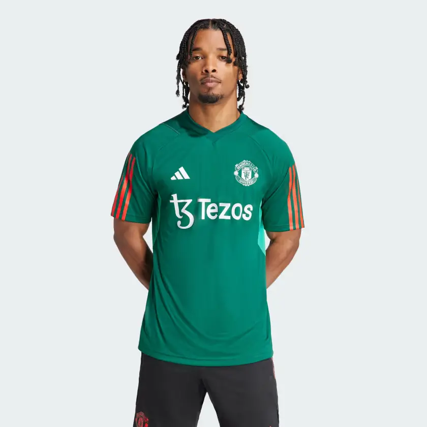 Alternative view of Áo Adidas Manchester United Tiro 23 Jersey ‘Green’ IQ1527