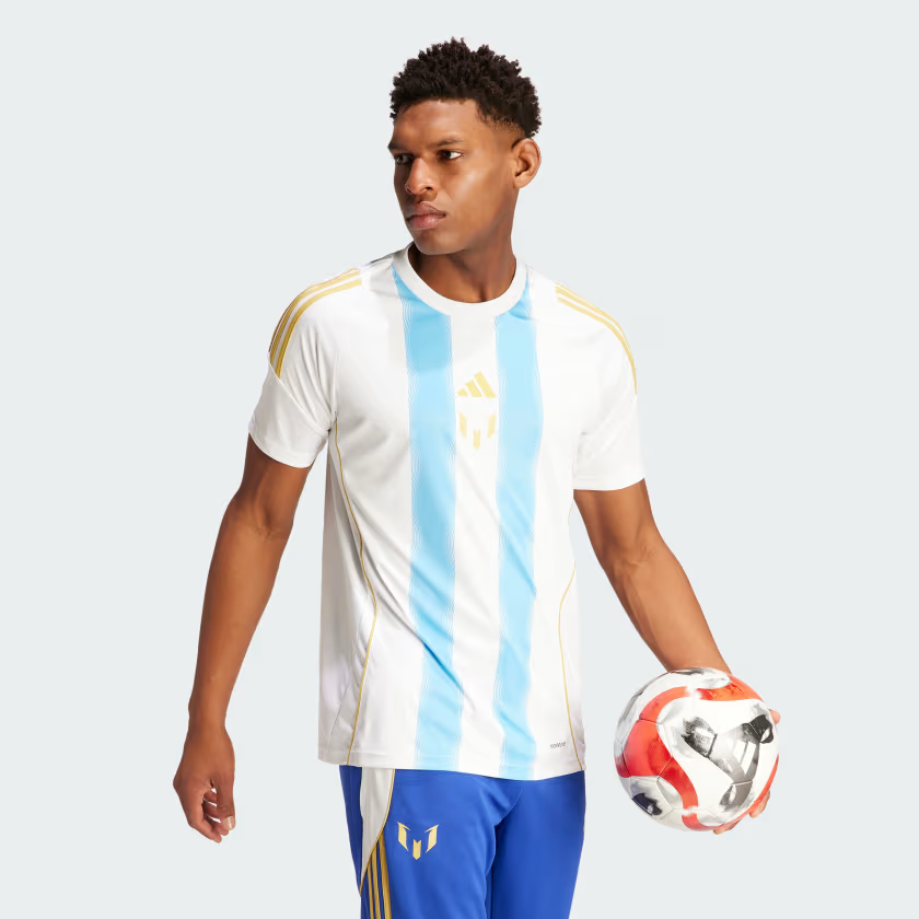 Áo Adidas Pitch 2 Street Messi Training Jersey ‘White’ IS6466 - Ảnh 4