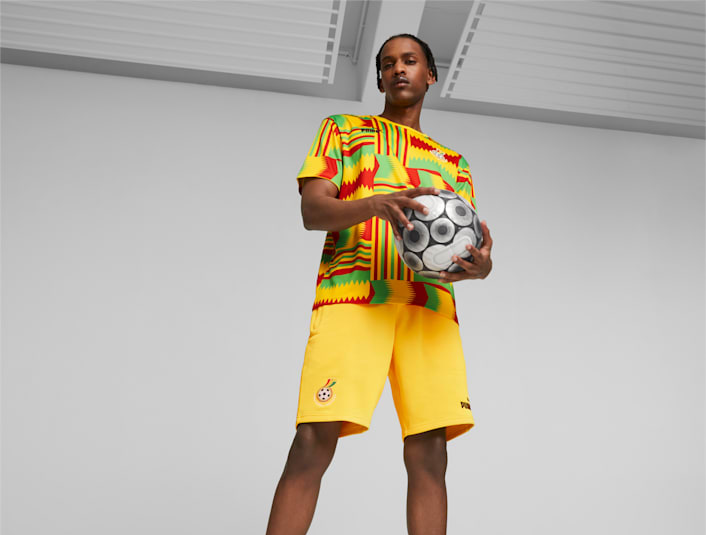 Áo Puma Ghana Jersey Men ‘Yellow’ 772464-08 - Ảnh 4