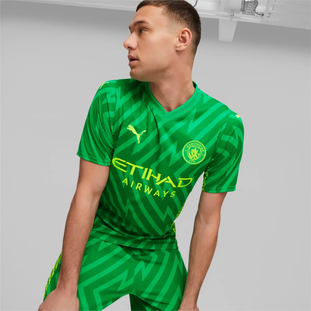 Alternative view of Áo Puma Manchester City Goalkeeper Shirt ‘Green’ 770471-97