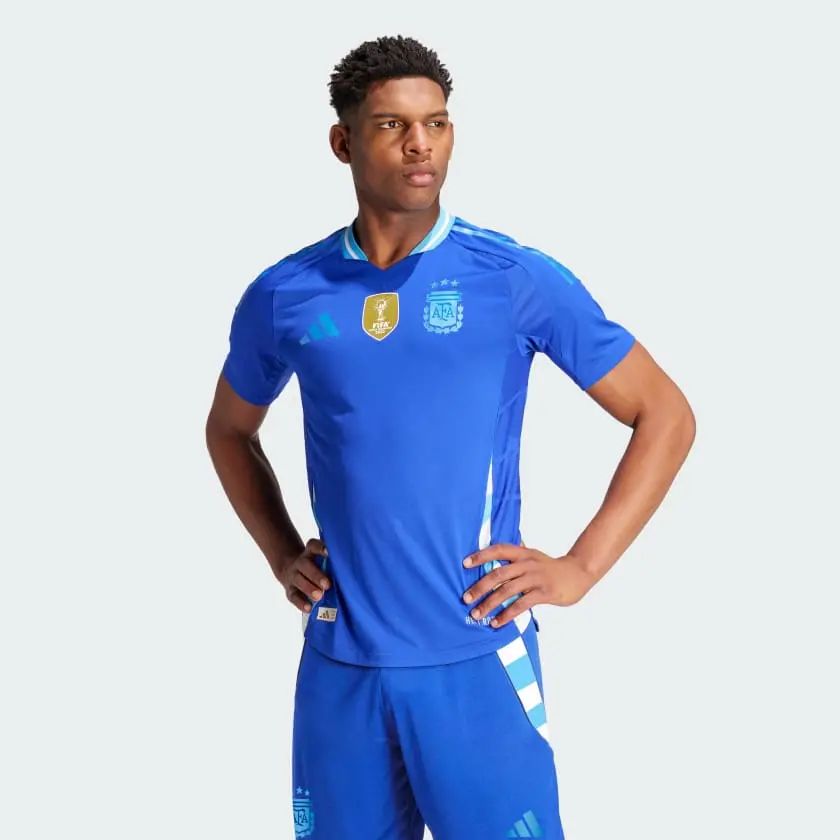 Áo Adidas Argentina 2024 Away Jersey ‘Blue’ IP8384 - Ảnh 4