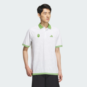 Alternative view of Áo Adidas Golf Relaxed Fit Polo x Bape ‘White’ IQ3680