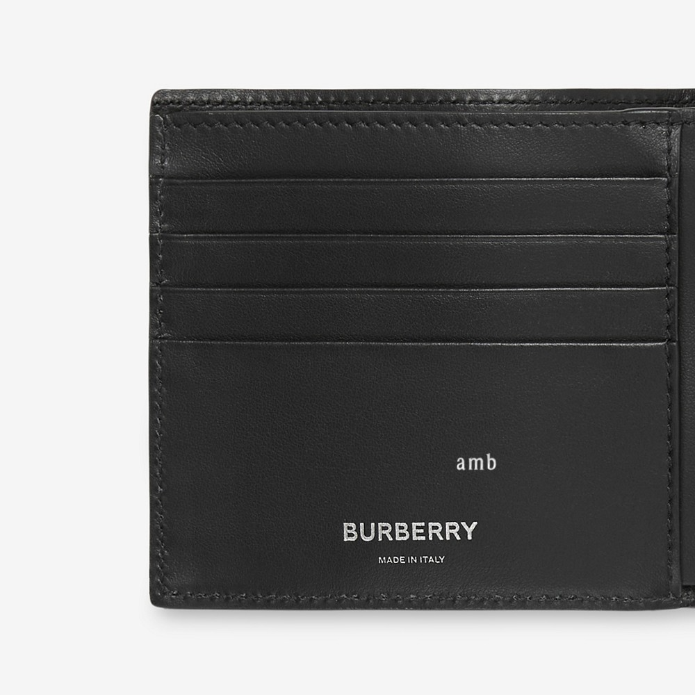 Ví Burberry Check Bifold Coin Wallet ‘Navy’ 80732841 - Ảnh 2