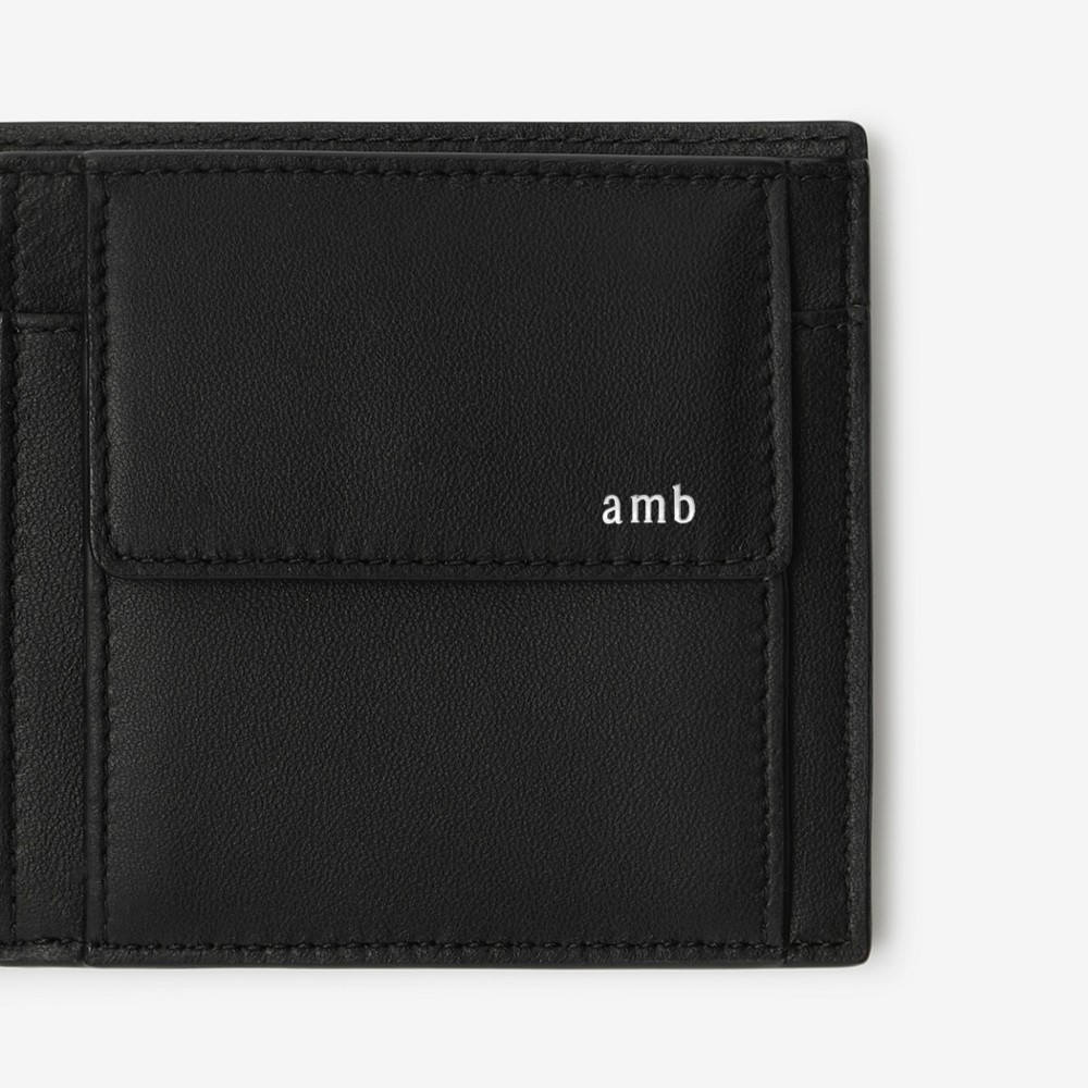 Ví Burberry B Cut Bifold Coin Wallet ‘Black’ 80837481 - Ảnh 2