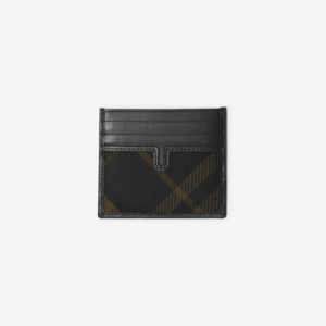 Alternative view of Ví Burberry Tall Check Card Case ‘Shadow’ 80998181
