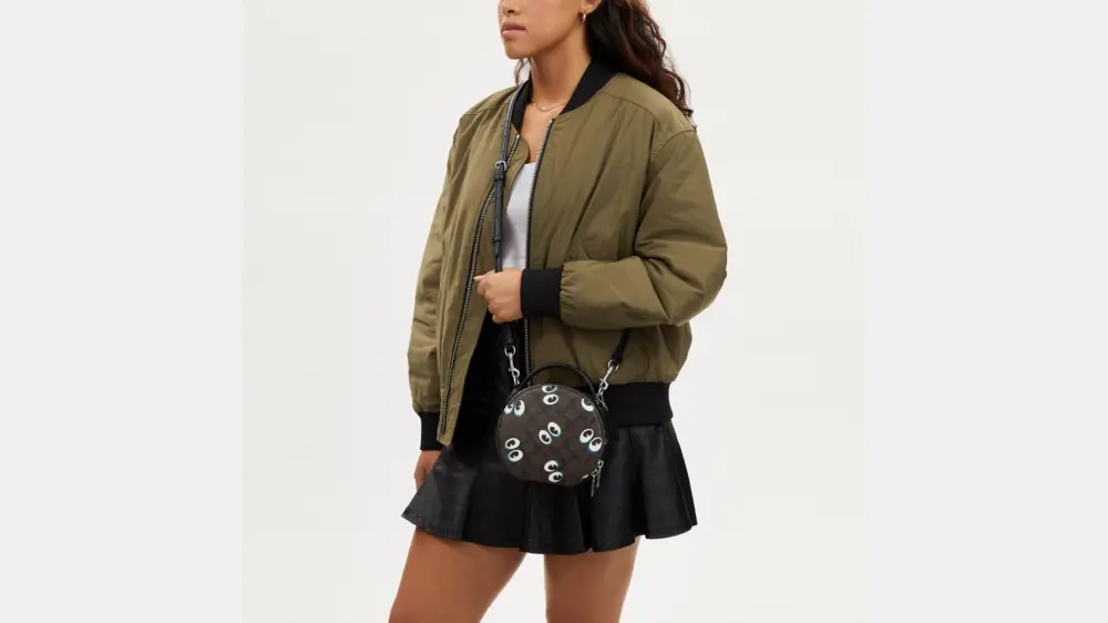 Túi Coach Canteen Crossbody Halloween ‘Brown’ CM766-SVN2R - Ảnh 4