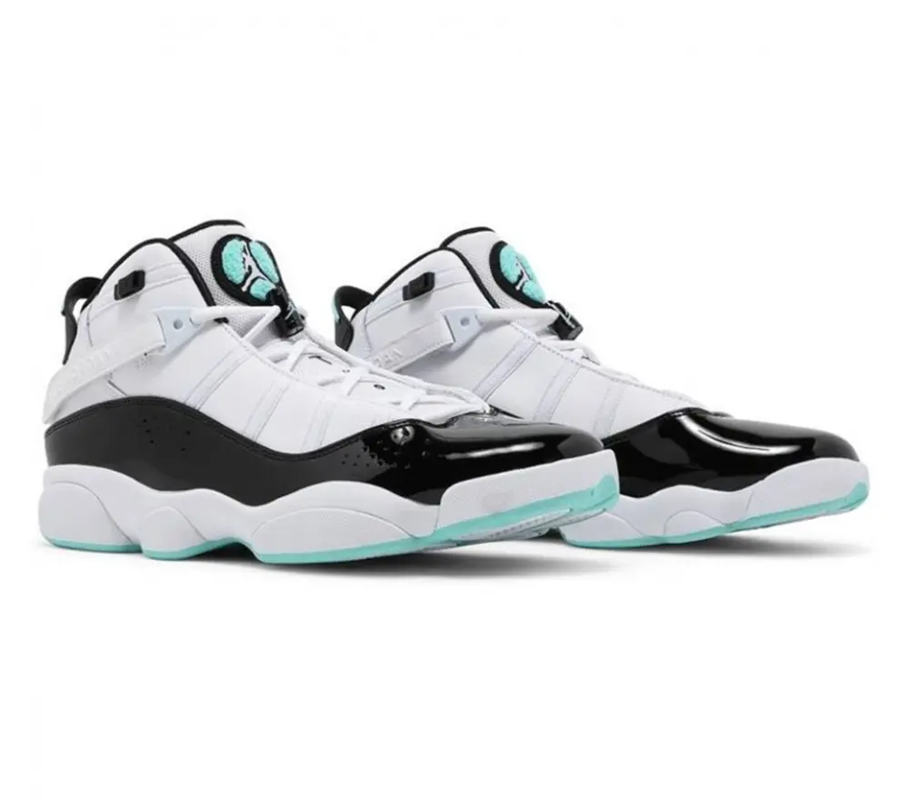 Giày Nike Air Jordan 6 Rings 'White Tropical Twist Black' 322992-115 - Ảnh 3