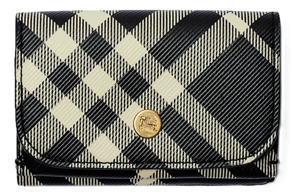 Ví Burberry Check Compact Wallet ‘Black’ 80952921