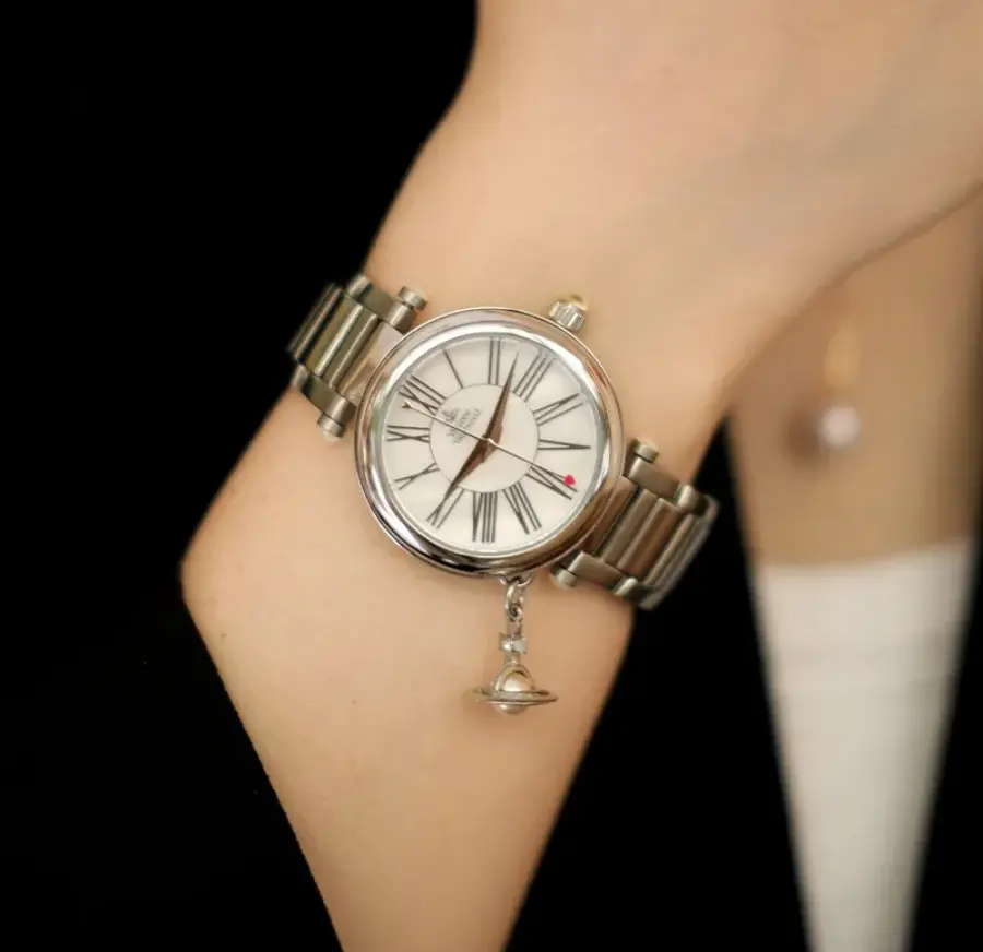 Alternative view of Đồng Hồ Vivienne Westwood ‘White’ DWVV006PSLSL