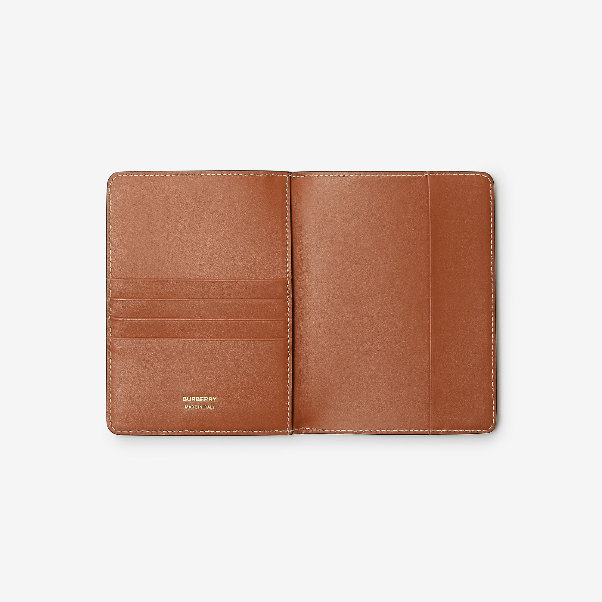 Ví Burberry Check Passport Holder ‘Beige’ 80739751 - Ảnh 2