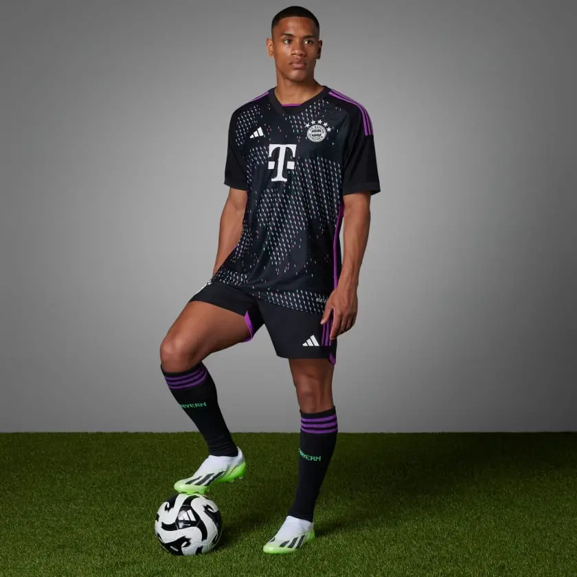 Alternative view of Áo Adidas Fc Bayern 23/24 Away Jersey ‘Black Purple’ HR6947