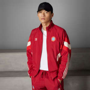 Alternative view of Áo Adidas FC Bayern Originals Track Top ‘Red’ IS6508