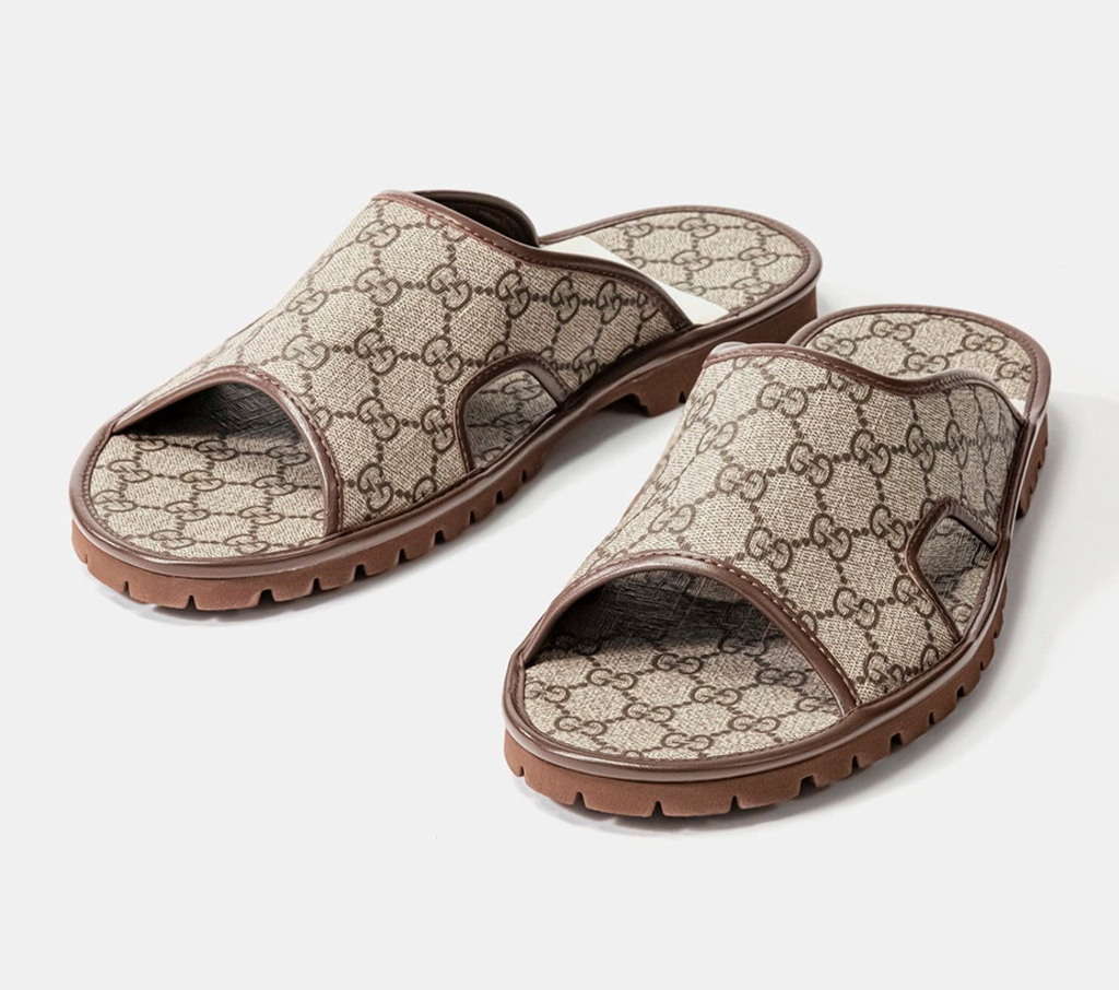 Dép Gucci GG Supreme Slide 'Beige' 624879 96G60 9762 - Ảnh 4