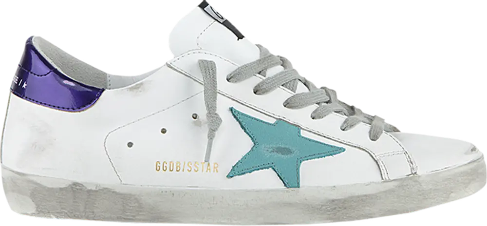 Giày Golden Goose Superstar ‘White Sea Blue’ G36MS590-U72