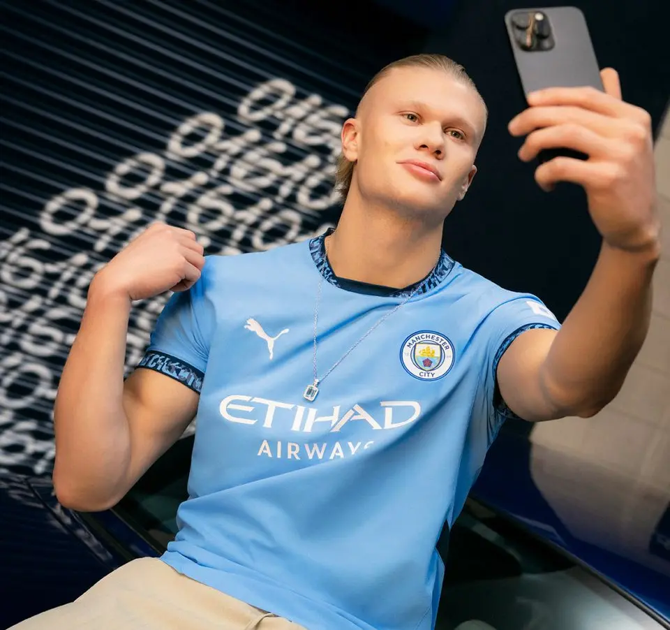 Alternative view of Áo Puma Manchester City 24/25 Home Jersey ‘Blue’ 775050-01